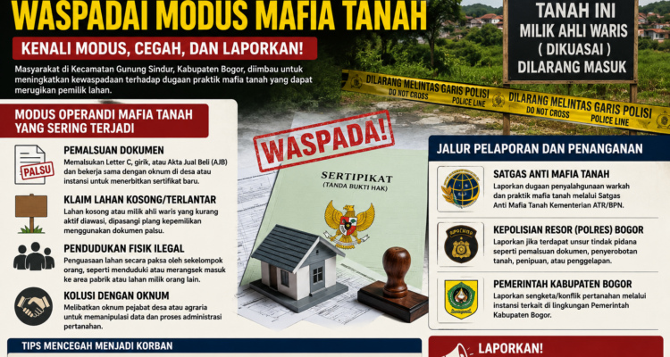 mafia tanah bogor