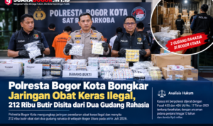 Satuan Reserse Narkoba Polresta Bogor Kota membongkar dugaan jaringan peredaran obat keras ilegal yang beroperasi di wilayah Kota Bogor